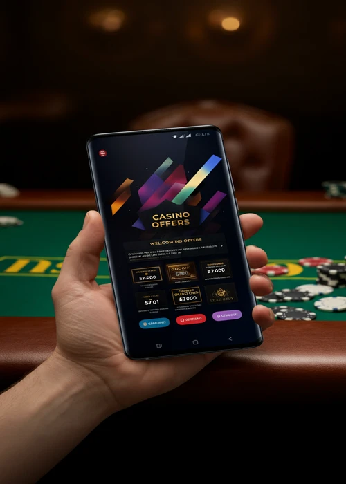 Banner mit attraktiven Bonusangeboten im Sunnyplayer Casino für Neukunden und Bestandskunden